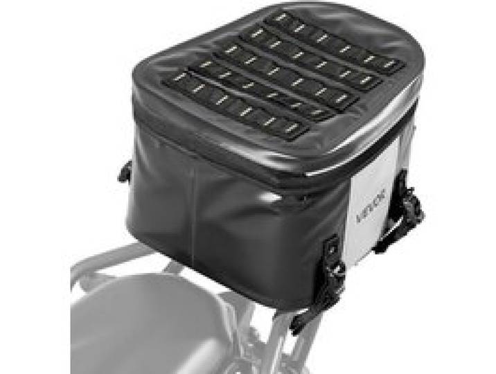 VEVOR Motorradhecktasche 28 L wasserfest, Rücksitztasche Kofferraumtasche für Motorradgepäck, Gepäckaufbewahrung mit Tasche & verstellbarer Schnalle, universell passender Gepäckträger, Schwarz