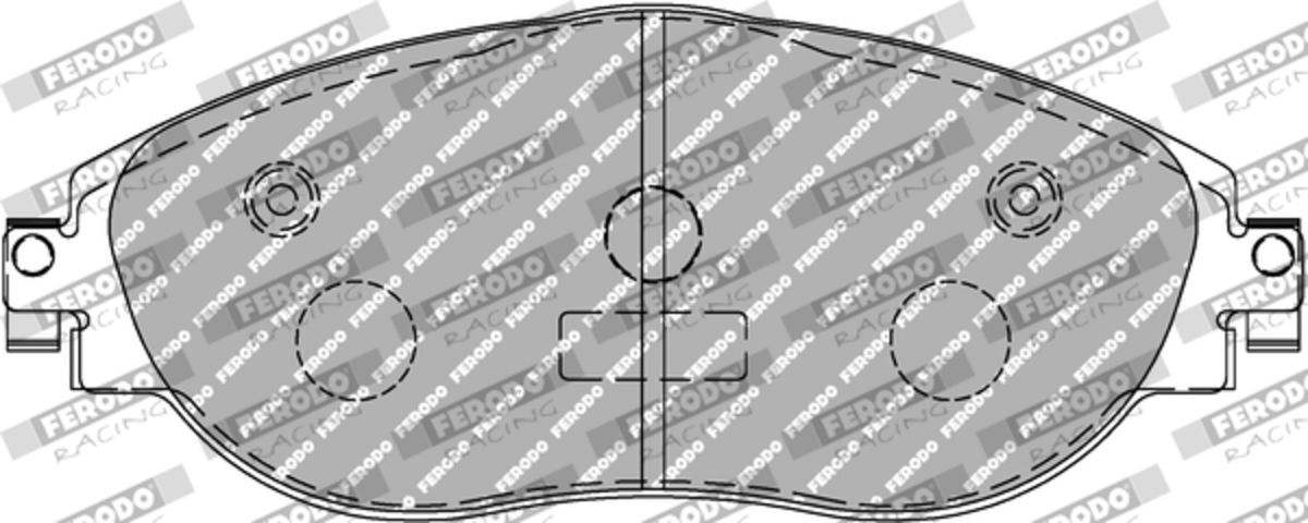 Sportbremsbeläge ohne Straßenzulassung FERODO FCP4425H