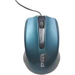 Iggual Com-Ergonomic-Rl-800Dpi Blaue optische Maus