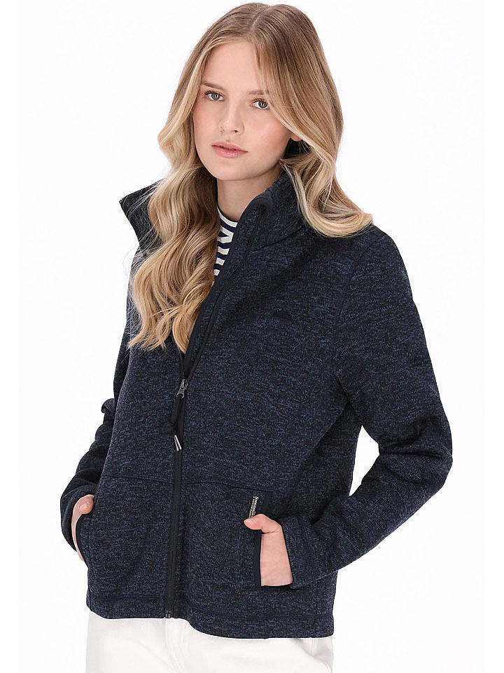 Schmuddelwedda Fleecejacke in Dunkelblau - S