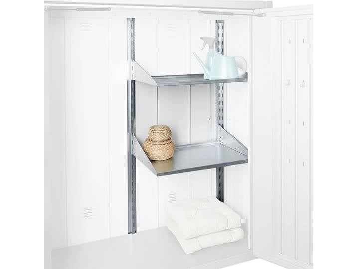 Regalboden-Set Romeo Gr.M-L, Biohort, silber, Metall
