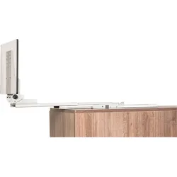 Caratec Flex CFA100H TV-Halter Auszug Aluminium für Fernseher silber/schwarz 15 bis 24 Zoll