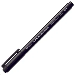 Tombow MONO drawing pen 04 Fineliner 0.4 mm Schwarz
