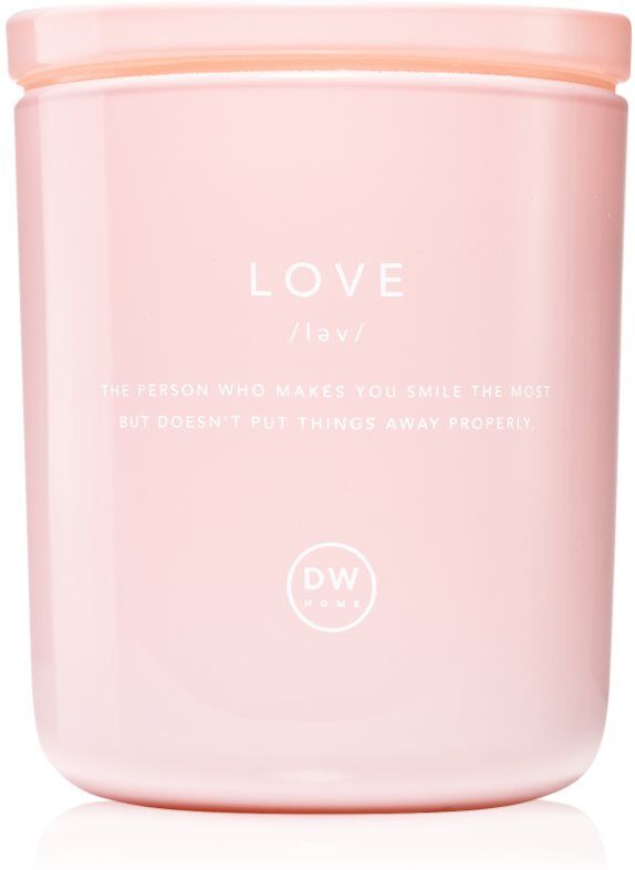 DW Home Definitions LOVE Peony Apple bougie parfumée 264 g