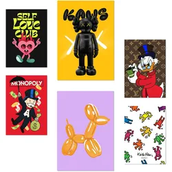 POSTER Set Mit 6 Der Humor Ikonischer Charaktere A3 & A4 Rahmenlos