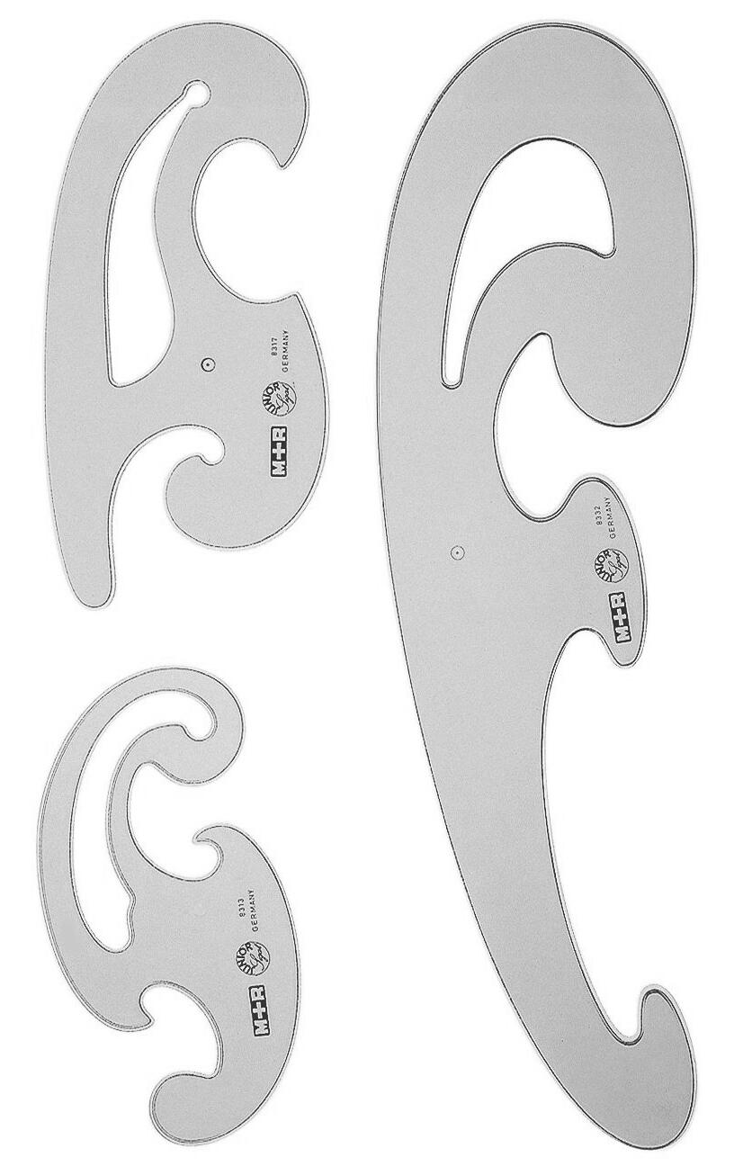 Möbius + Ruppert M + R Burmesterkurven-Set rauchfarbig 70830030