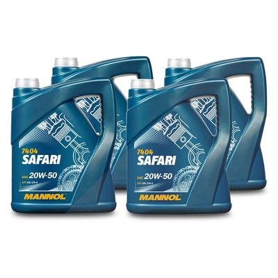 Mannol 4x 5 L Safari 20W-50 [Hersteller-Nr. MN7404-5]
