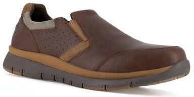 ROCKPORT WORKS Primetime Casuals Work ST Slip-On - Mens 8 Brown Slip On W
