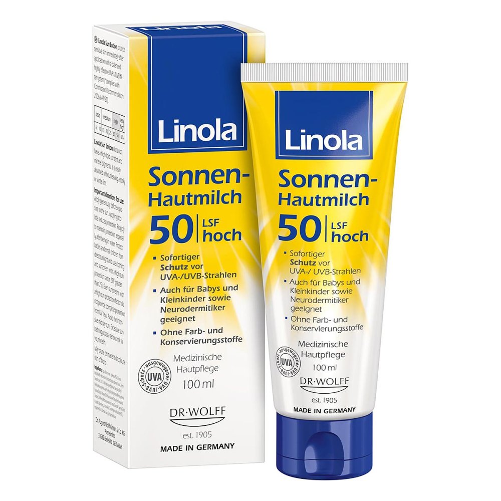 Dr. August Wolff GmbH & Co. KG Arzneimittel Linola Sonnen-Hautmilch Lsf 50 11637166