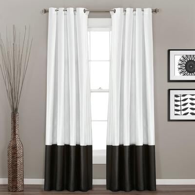 Lush Decor Prima Window Curtain Panel Pair