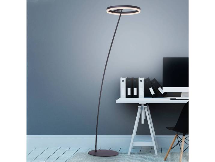 Paul Neuhaus LED Stehlampe Titus, dimmbar, schwarz, für Wohn- / Esszimmer, Aluminium, Modern, Stehleuchte