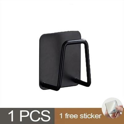 Stainless Steel Sink Management System High Efficiency Sponge, Knife & Towel Drainage Station black