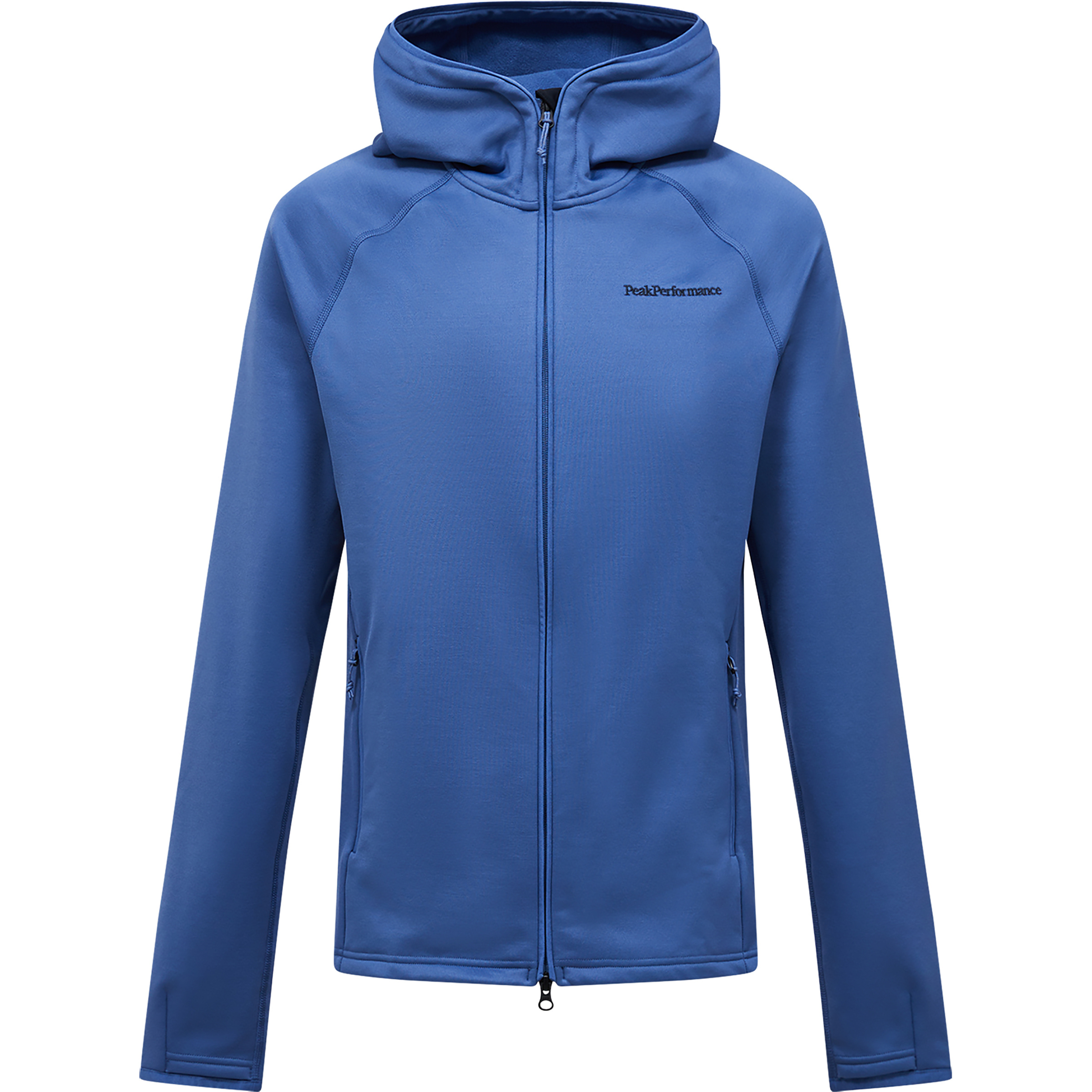 Peak Performance Midlayer Herren Fleecejacke blau Größe S Skifahren Elastisch