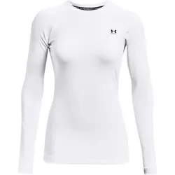 UNDER ARMOUR ColdGear Authentics langarm Sportshirt Damen 100 - white/black L