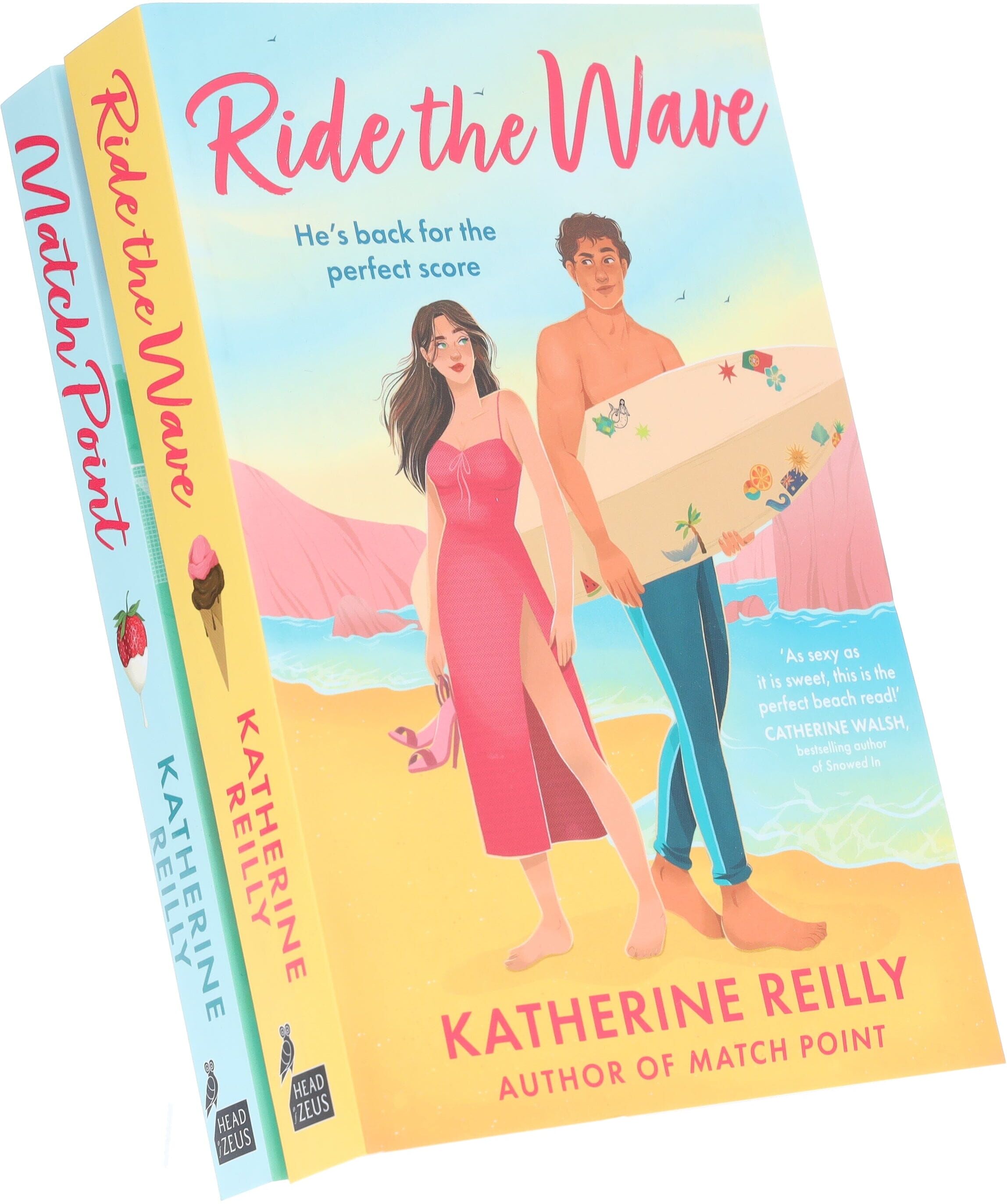 Katherine Reilly Rom-Com Collection (Ride The Wave & Match Point) 2 Books Set - Fiction - Paperback Bloomsbury Publishing (UK)