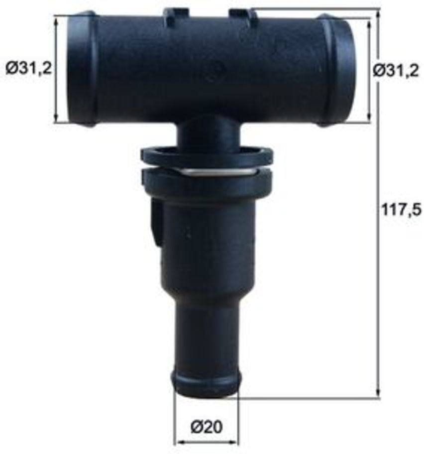 Thermostat, Kühlmittel MAHLE TH 53 75