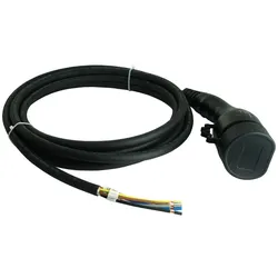 Ladekabel Typ 2 400V 32A 22kW 5 Meter IP54 Ersatzteil Wallbox Elektroauto MEAC-T-032A-V1-03-5M