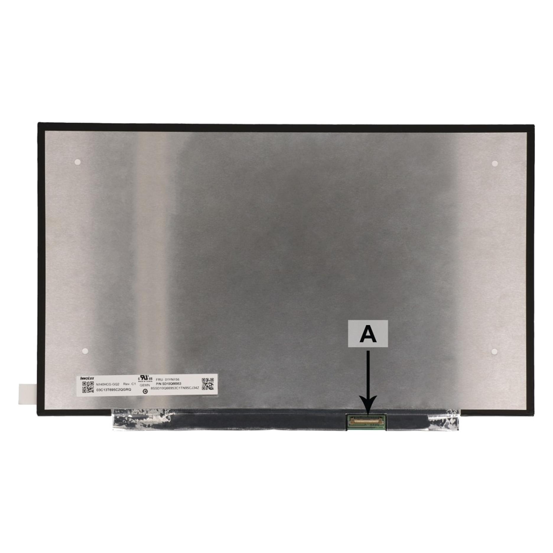 2-Power 14 1920x1080 FHD LED 30 Pin IPS Matte (SCR0752B)