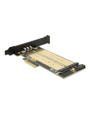 Delock Speicher-Controller M.2 Card / SATA 6Gb/s Low-Profile 6 GBps PCIe x4 (89630)