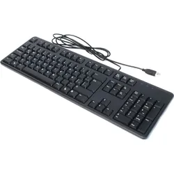 Neue Dell QuietKey KB212-B Tastatur Schwarz QWERTY +STICKERBOX