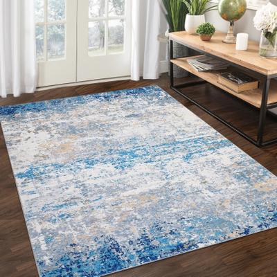 Garvee Modern Abstract Distressed Area Rug