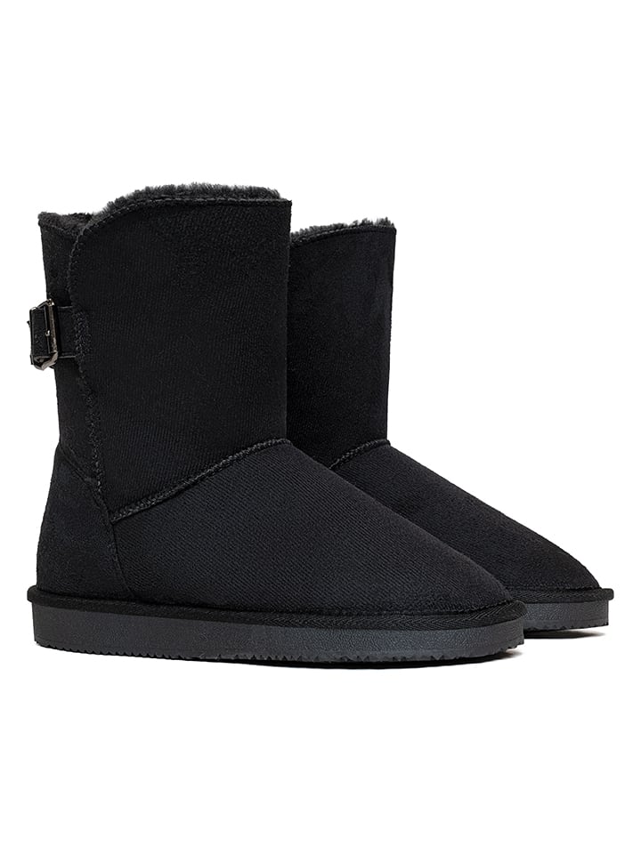 ISLAND BOOT Winterstiefel "Boulder" in Schwarz - 36