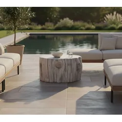 Loungetisch Daintree Faserbeton Hellgrau