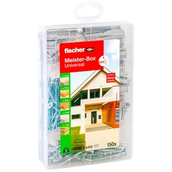 Fischer Dübelsortiment Meister-Box Universal + Schrauben (150 Teile) - 577863