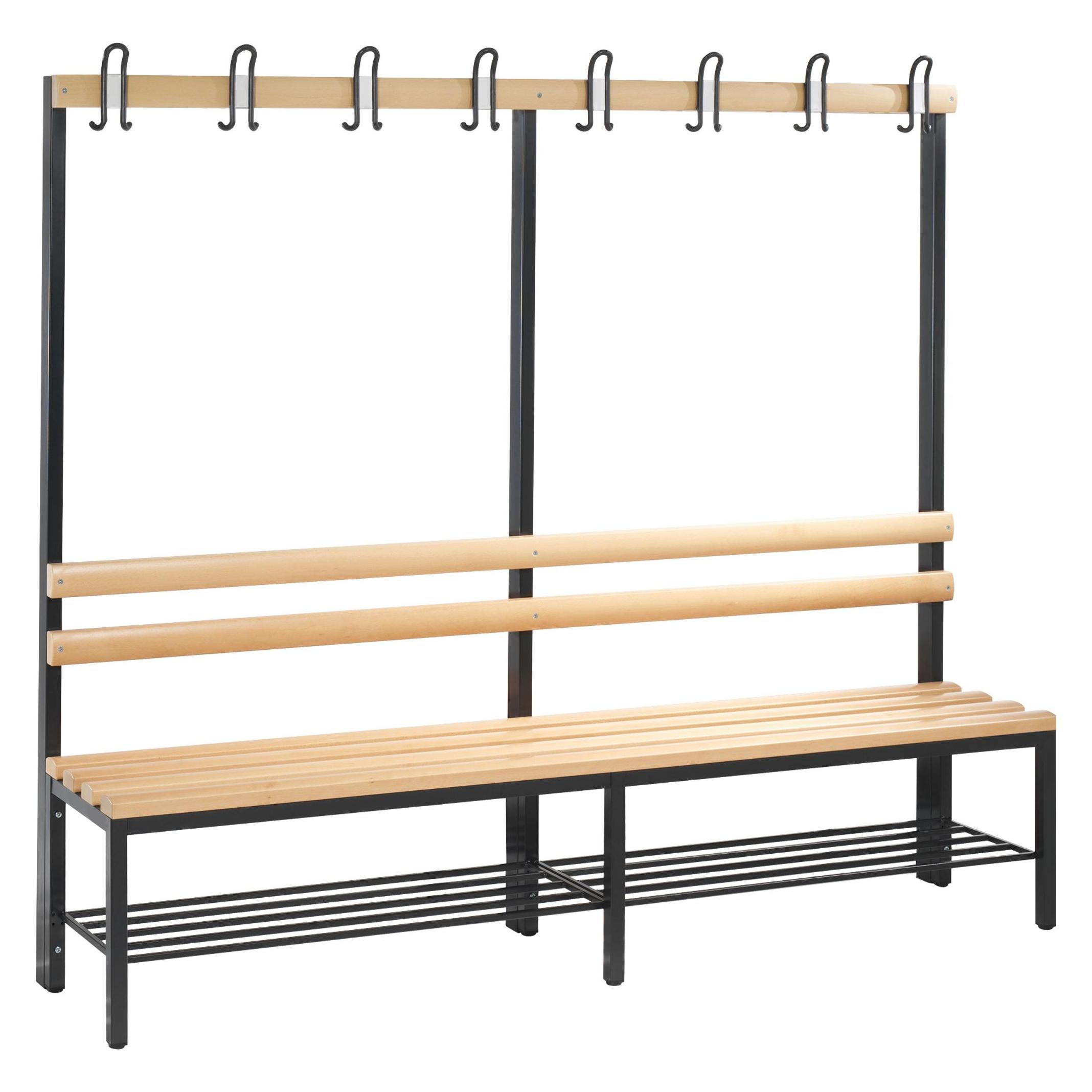 C+P Garderobenbank BASIC, einseitig (196 cm, 165 cm) (8052-100|S10000)