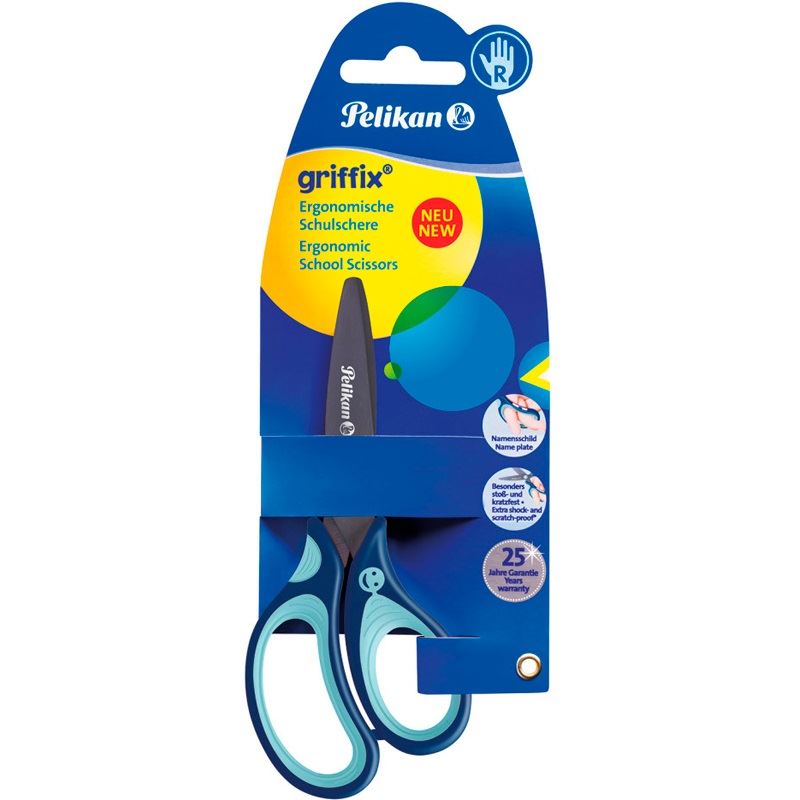 Pelikan Griffix Schere Rechtshänder SC1RB blau