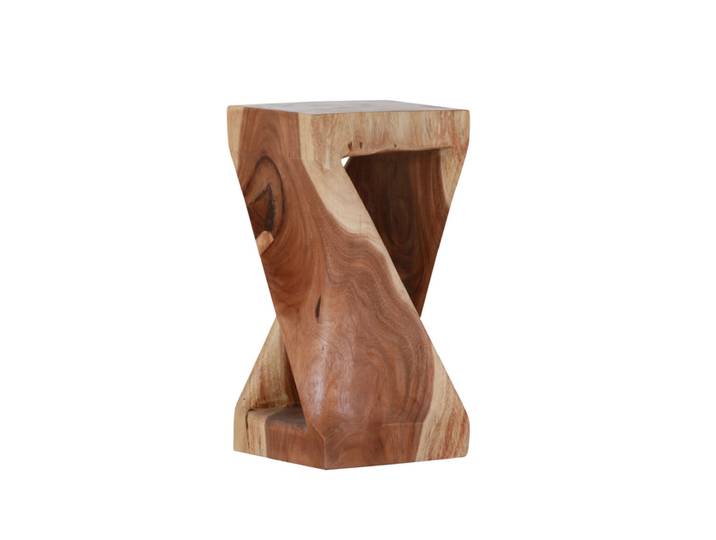Hocker NATURE 30 x 60 cm Suar Holz braun