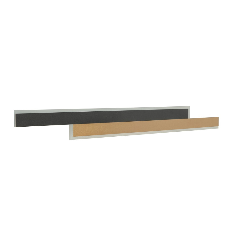 Highlight Design wandlamp Florence zwart en messing
