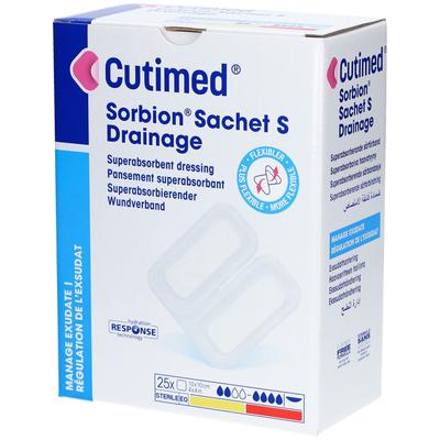 Cutimed Sorbion Sachet S Drainage 25 St Pflaster