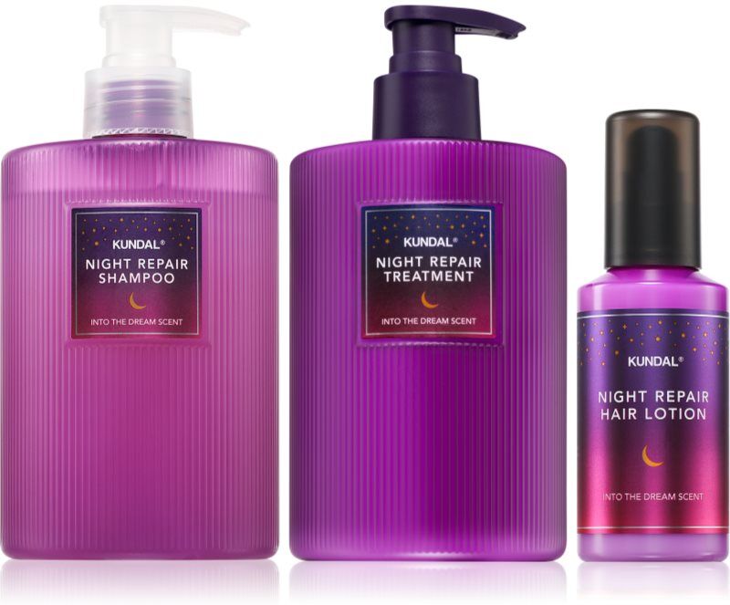 KUNDAL Night Repair set for healthy and beautiful hair