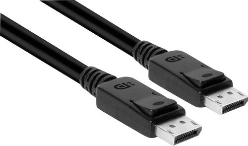 club3D DisplayPort Anschlusskabel DisplayPort Stecker, DisplayPort Stecker 2.00 m Schwarz CAC-2068 Flammwidrig, 8K UHD DisplayPort-Kabel