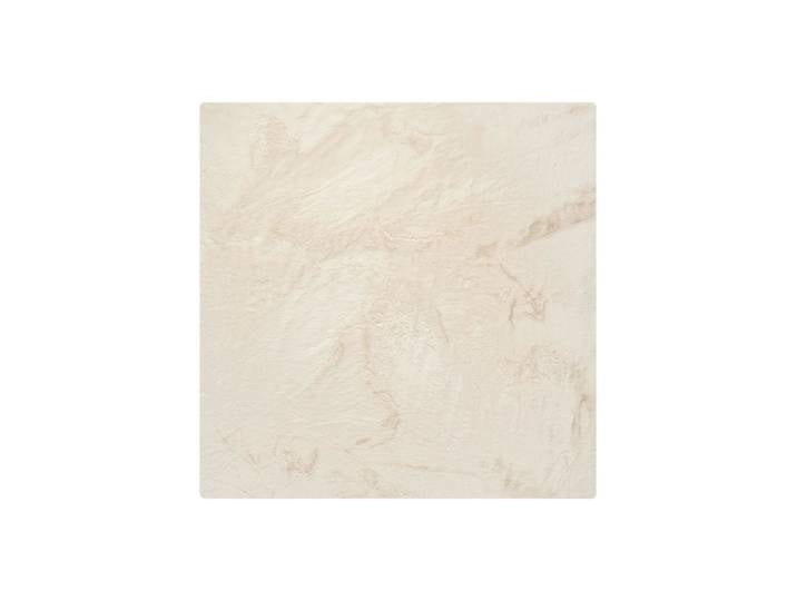 Tapis en fausse fourrure crème 150x150 cm