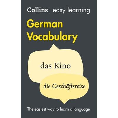 Easy Learning German Vocabulary, Taschenbuch von Collins Dictionaries, HarperCollins, 978-0-00-748392-1