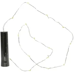 MARELIDA LED Drahtlichterkette für Flaschen Korken Flaschenlicht Weinflaschen 70cm silber