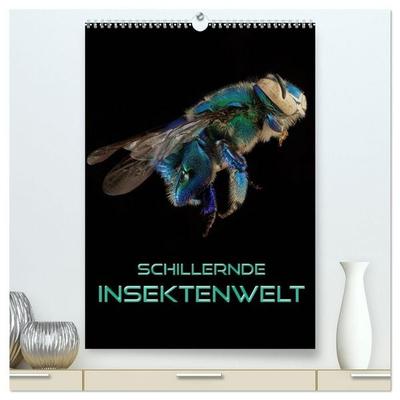 Schillernde Insektenwelt (hochwertiger Premium Wandkalender 2027 DIN A2 hoch), Kunstdruck in Hochglanz