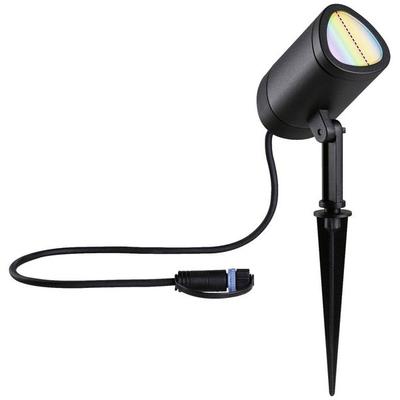 Paulmann 94849 Beleuchtungssystem Plug & Shine LED-Gartenstrahler LED 6.5W RGBW Anthrazit