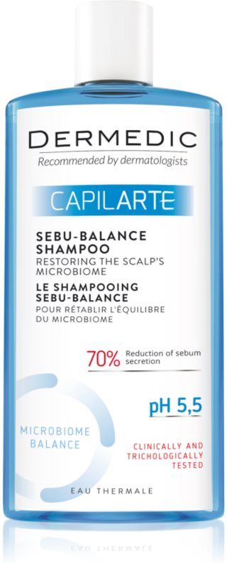 Dermedic Capilarte tiefreinigendes Shampoo für fettige Haare und Kopfhaut 300 ml
