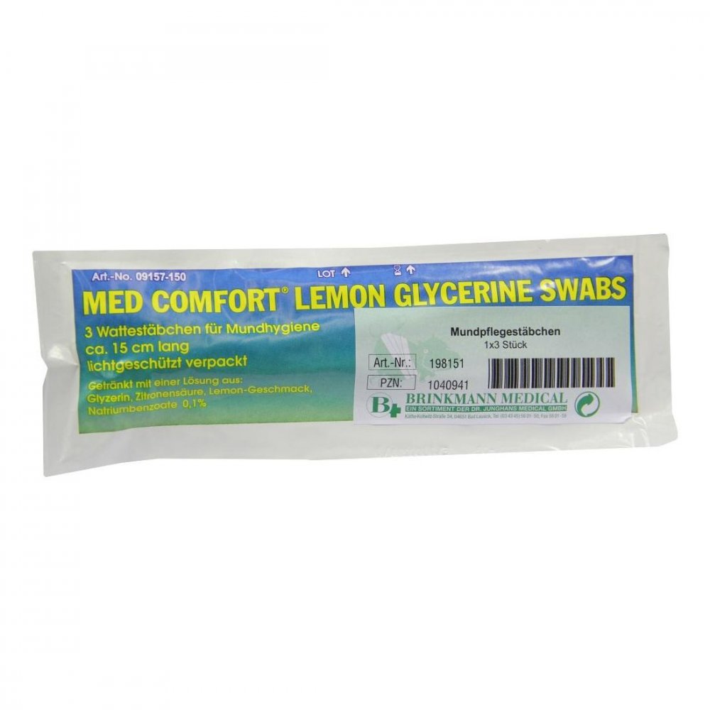 Brinkmann Medical ein Unternehmen der Dr. Junghans Mundpflegestäbchen Lemon Sticks 01040941