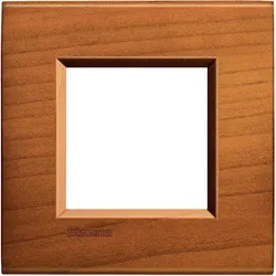Legrand LNA4802LCA Abdeckrahmen LIVINGLIGHT: 1-fach, 2 Module, Farbe: Kirsche
