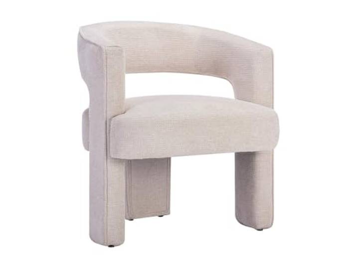 Vente-unique - Sessel mit gerader Rückenlehne 1 Fontanova - Polyester - beige