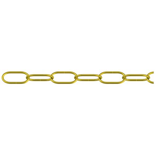 dörner + helmer 152307 Uhrkette Messing Stahl 25m