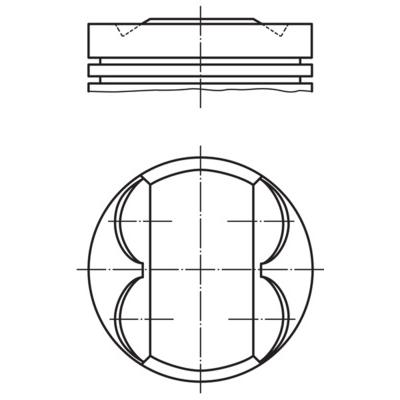 MAHLE Kolben 081pi00107001