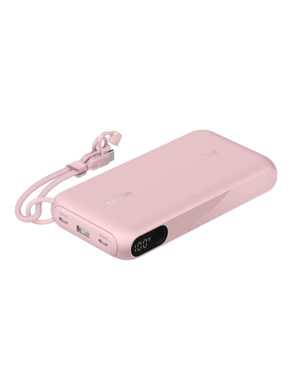 Belkin BoostCharge power bank - with display - 2 x USB-C USB - 20 Watt - 20000 mAh