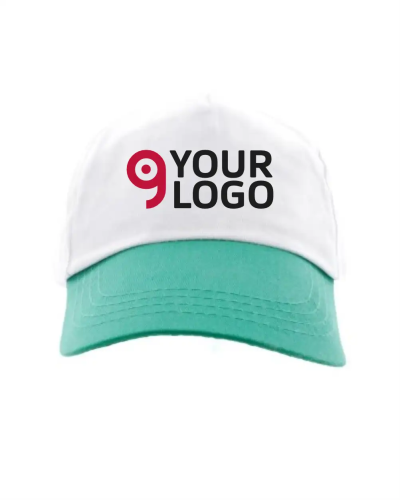 Cappello bicolore SportyLine con visiera curva Personalizzate o neutre