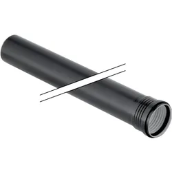 Geberit, Zubehör Sanitärinstallation, Silent-PP Rohr mit Muffe 2000mm 125mm