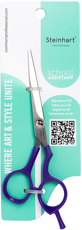 Tesoura Steinhart Academy Offset nº 5½" - roxa 1 unidade